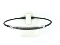 Bracelet Crivelli Man in Metal Alloy Diamante Black 0.33 Ct 403-9031 - 403-9031